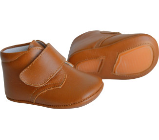 Chaussons souples, confortables et antidérapants pour bébés. Fermture pratique